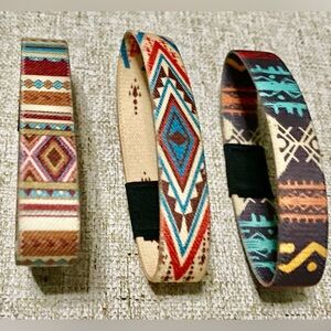 ⚓️Handmade bracelets, made of stretch fabric, colorful designs ⚓️#3ARTE